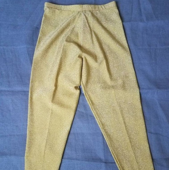 Vintage 1990's deadstock Tripp NYC Gold Glitter  - Picture 3 of 5